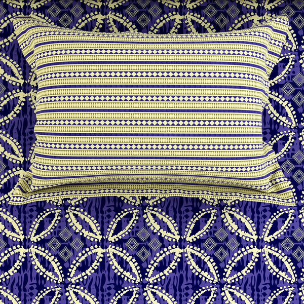 MAJESTIC BLUE XARA BED SHEET SET