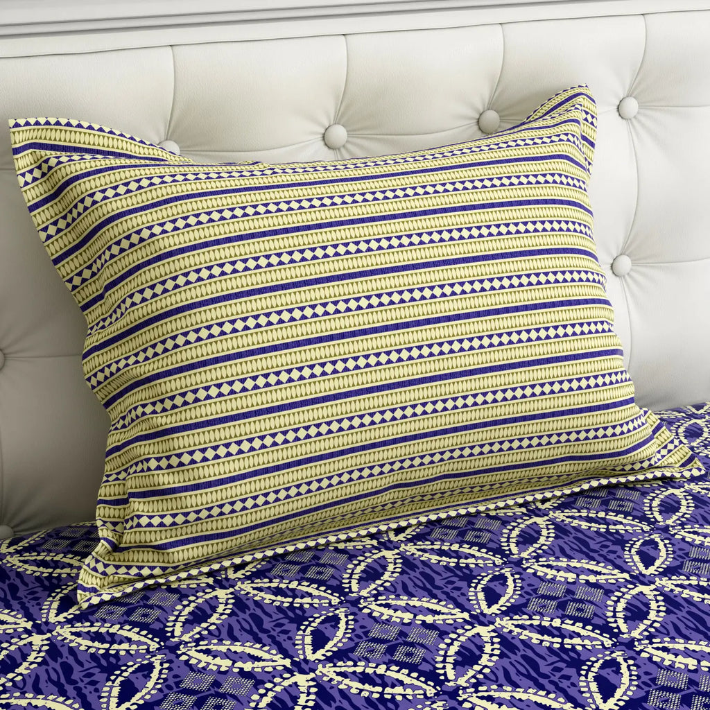 MAJESTIC BLUE XARA BED SHEET SET