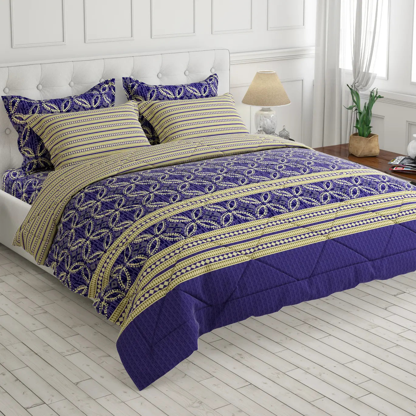 Xara 6-pcs comforter set 9055-56