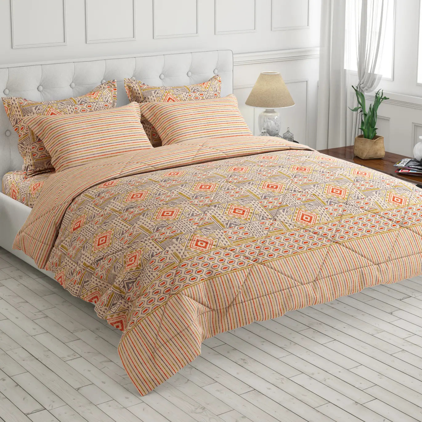 Xara 6-pcs comforter set 9058-59