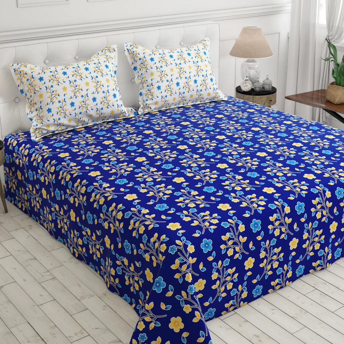 Bedsheet set with 2 pillowcases 9067