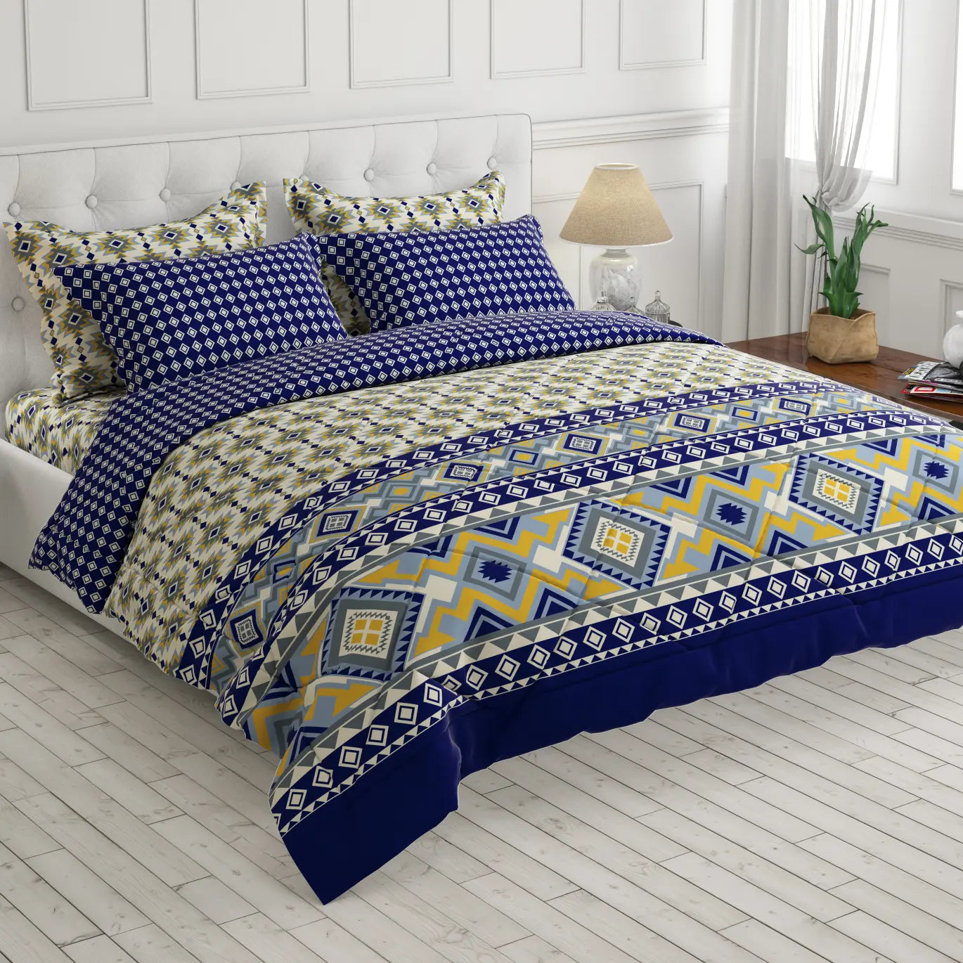 Xara 6-pcs comforter set 9071-72
