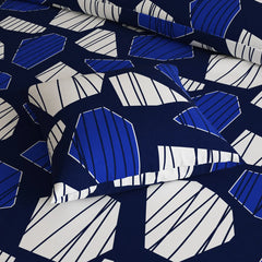 Sateen 8 Pcs King Quilt Cover Set Bedsheet 9081-Blue