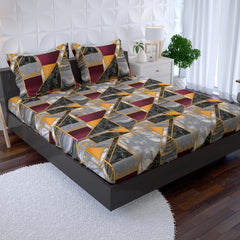 Sateen Fitted Bed Sheet Set 9086-G