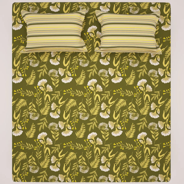 LEAF HARMONY XARA BED SHEET SET