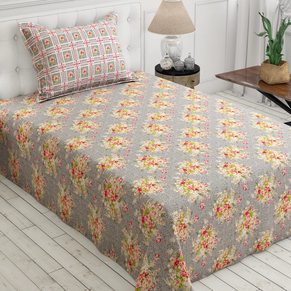 PASTEL GRAY XARA BED SHEET SET