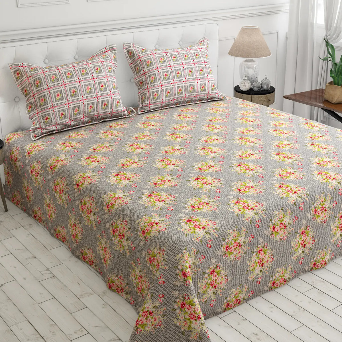 Bedsheet set with 2 pillowcases 9130