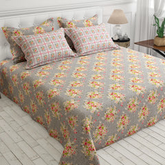 Bedsheet set with 4 pillowcases 9130