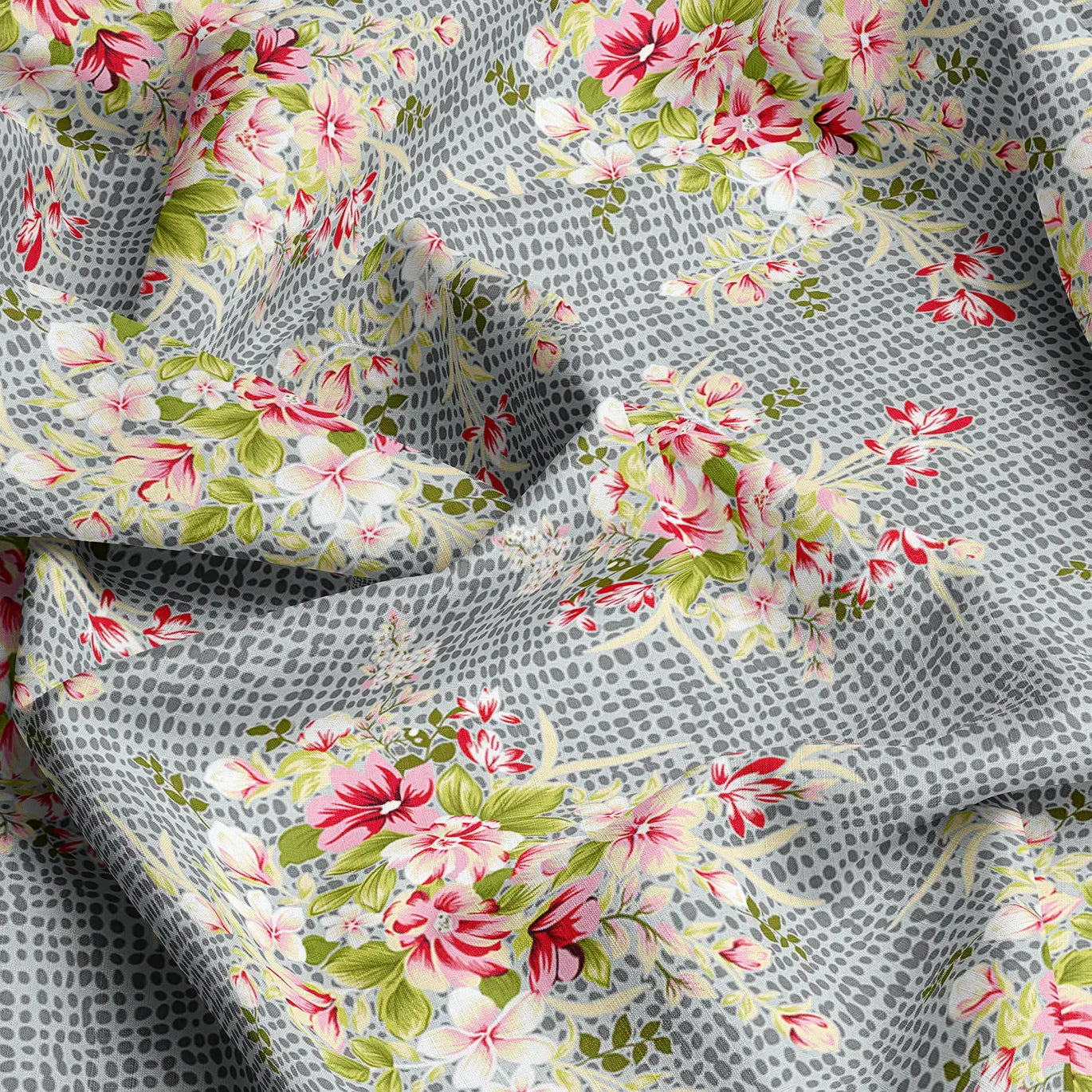 SOFT FLORAL  6-Pcs Comforter Set