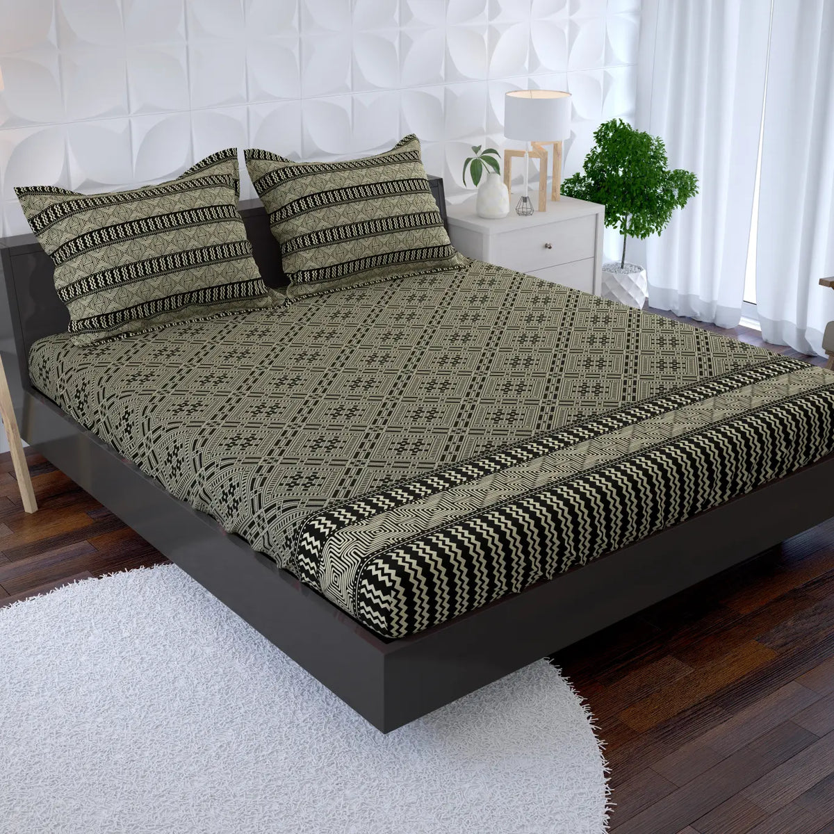 Xara Fitted Bed Sheet Set 9154-55