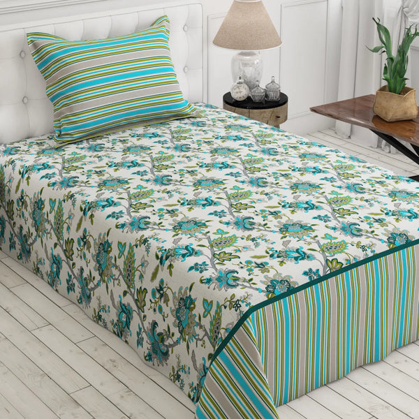 AQUA BLOOM XARA BED SHEET SET