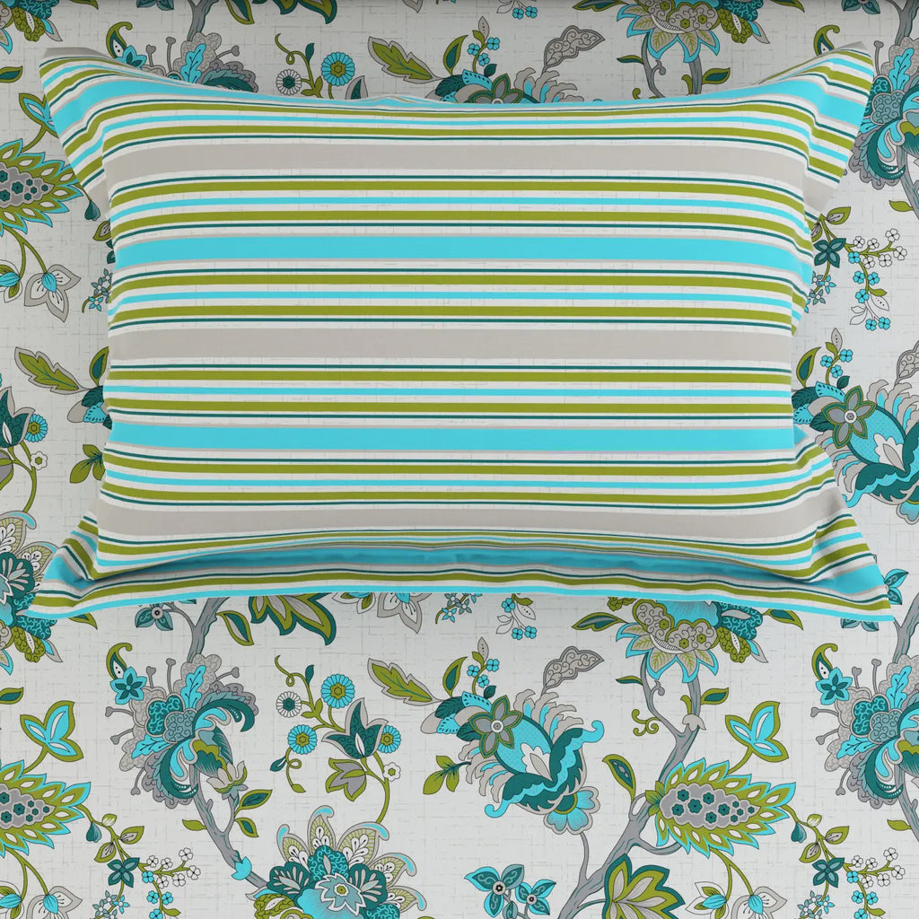 AQUA BLOOM XARA BED SHEET SET