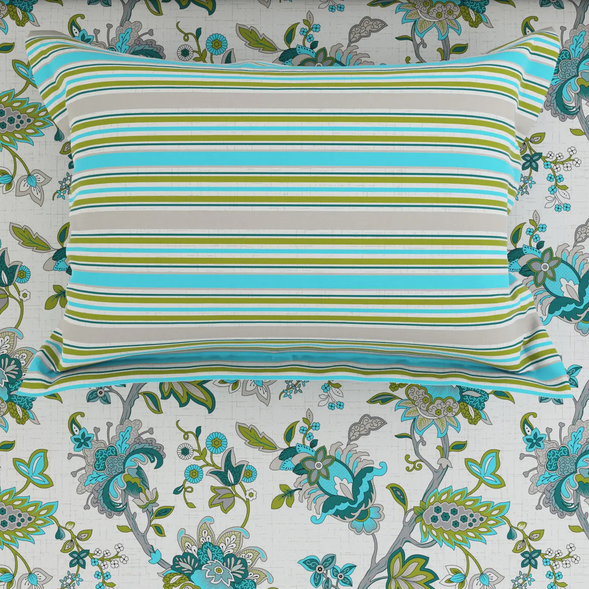 AQUA BLOOM XARA BED SHEET SET