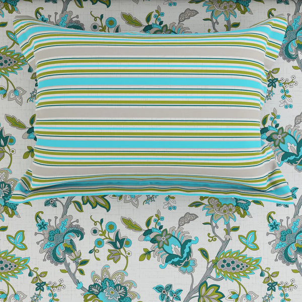 AQUA BLOOM XARA BED SHEET SET