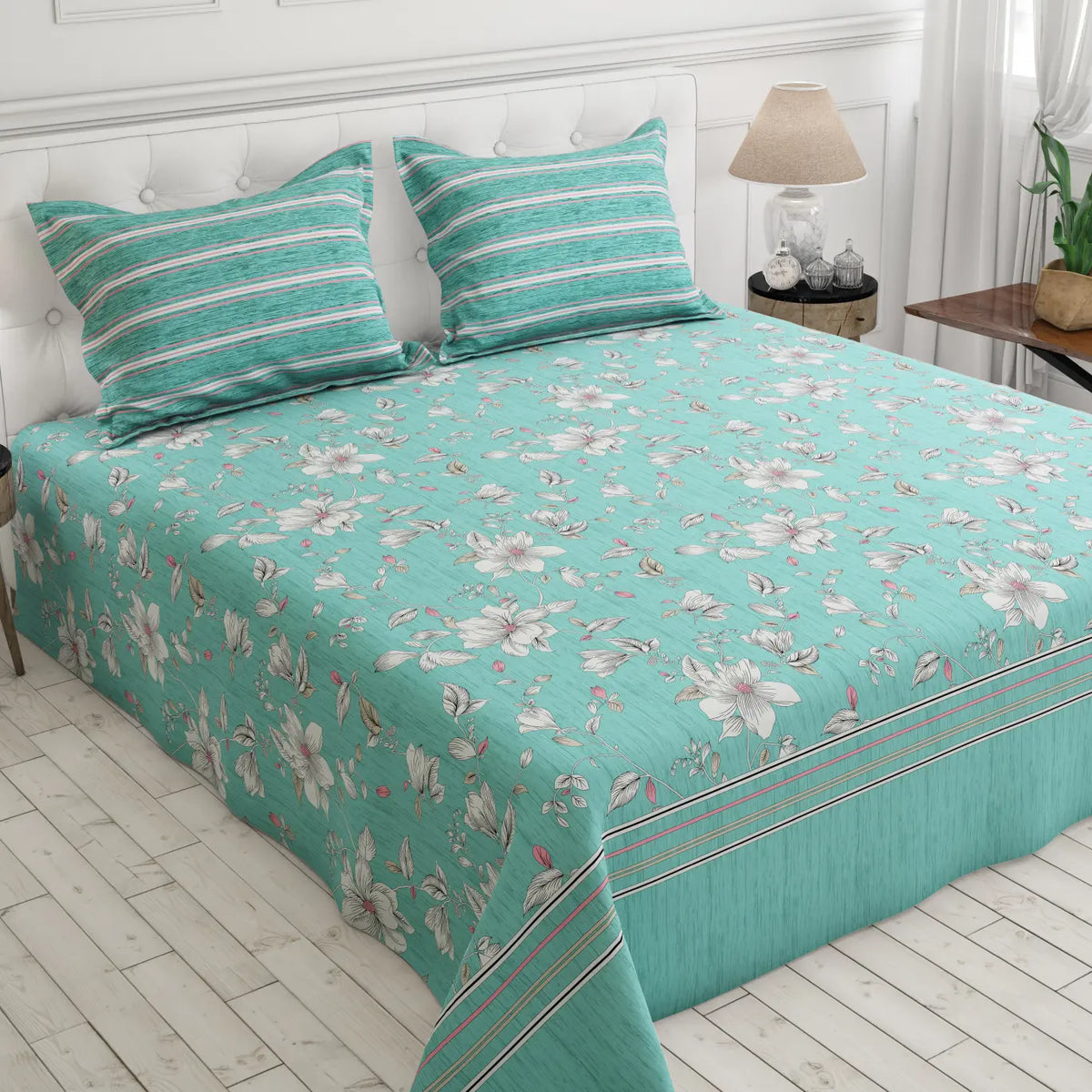 Bedsheet set with 2 pillowcases 9194