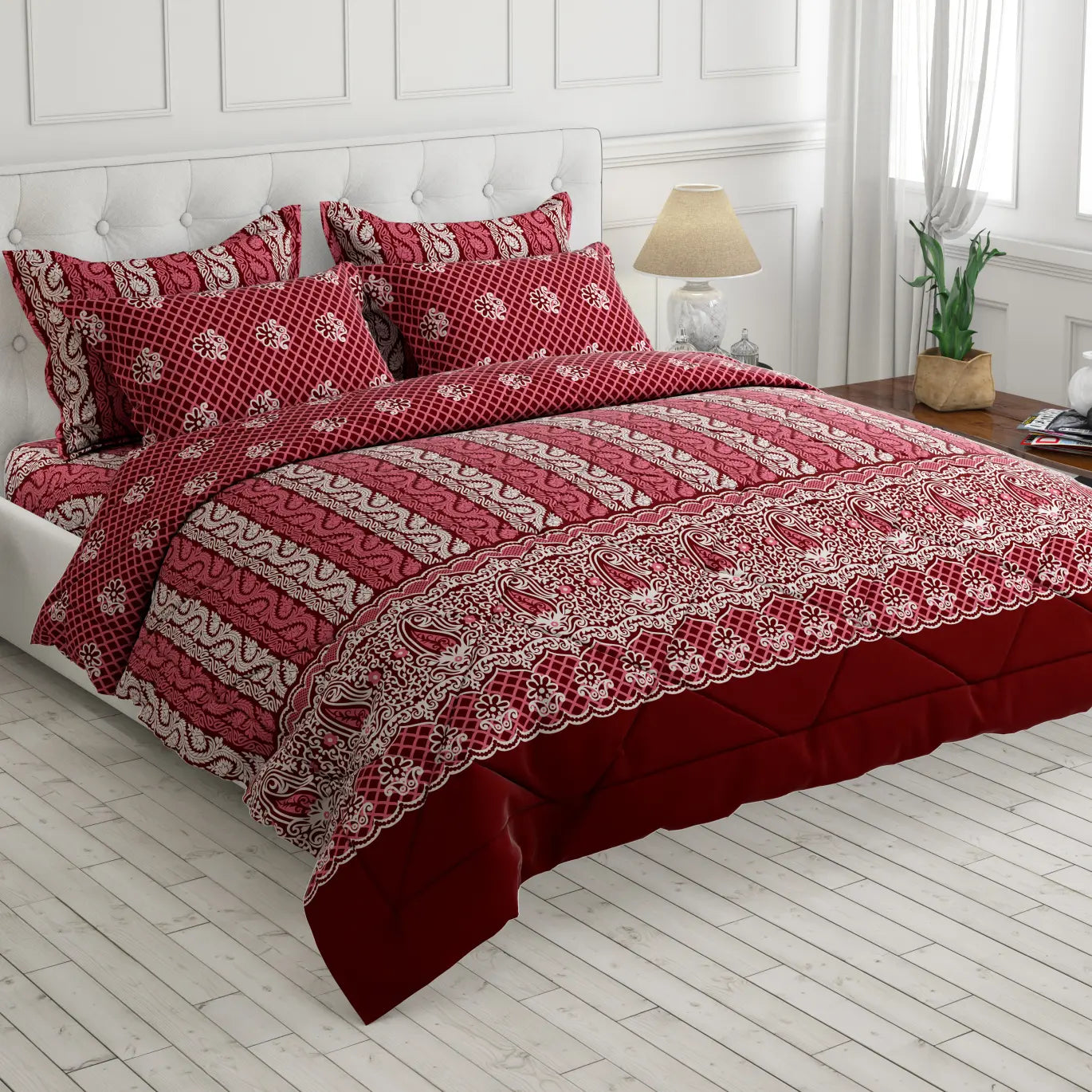 Xara 6-pcs comforter set 9204-05