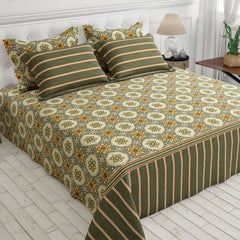 Bedsheet set with 4 pillowcases 9227