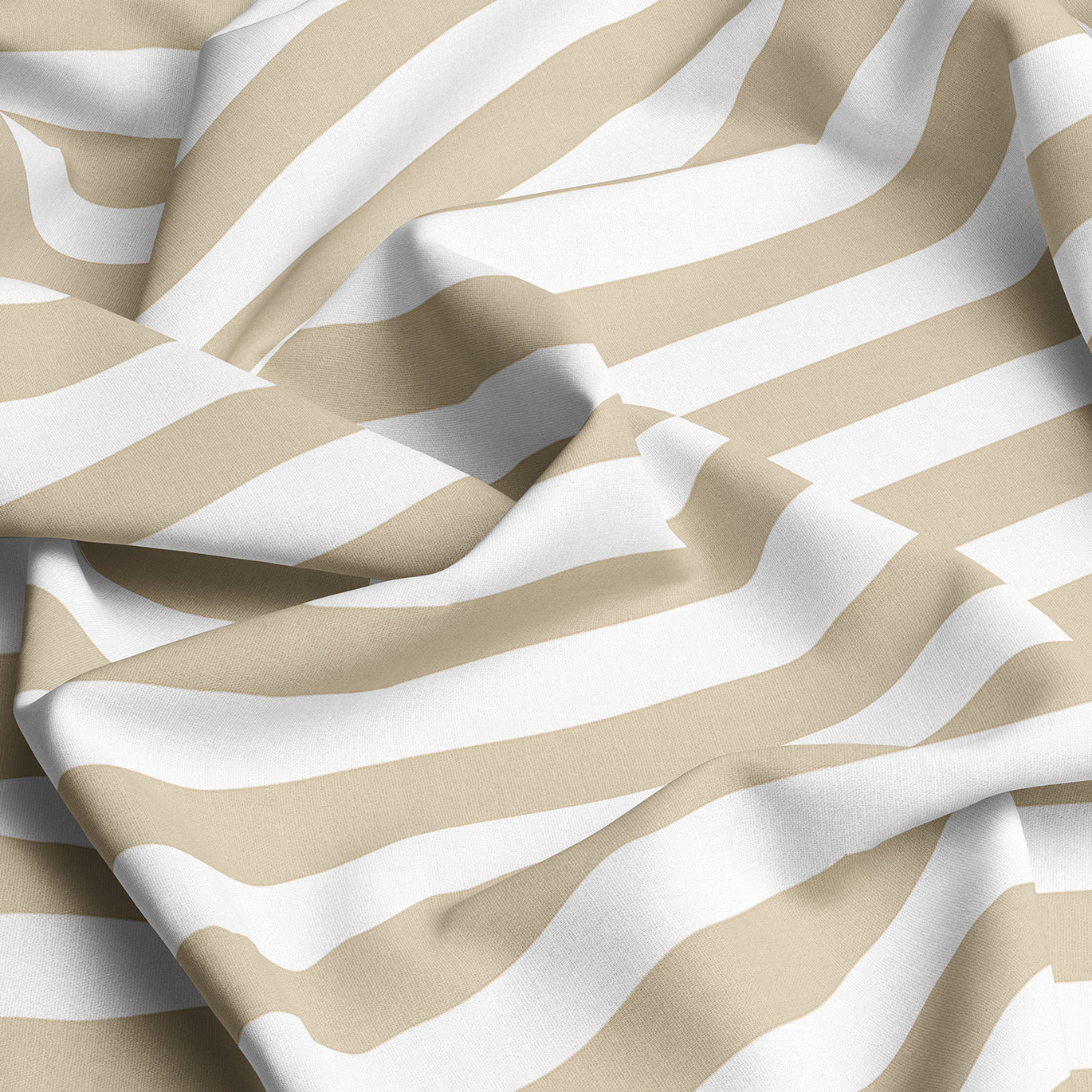 CLASSIC BEIGE STRIPE Sateen Bed Sheet Set