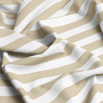CLASSIC BEIGE STRIPE Sateen Bed Sheet Set