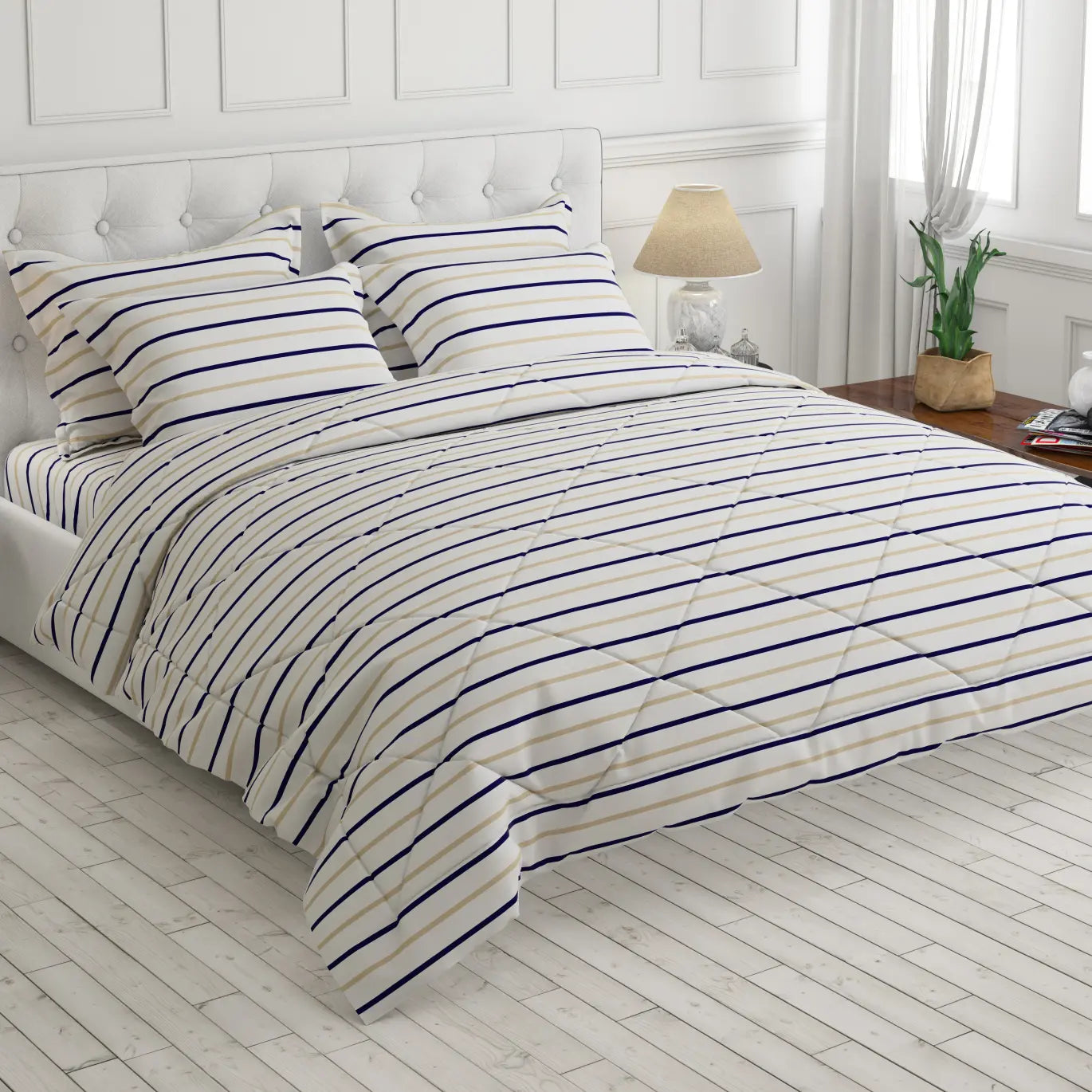 Sateen 6-pcs comforter set 9441