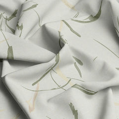 IVORY LEAF SATEEN 6-Pcs COMFORTER SET