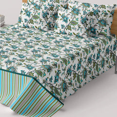 AQUA BLOOM XARA BED SHEET SET