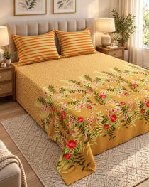 AUTUMN FLORAL XARA BED SHEET SET