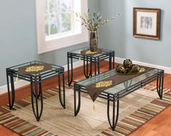 Velvet lazer 3pcs runner set (Chocolate Brown)
