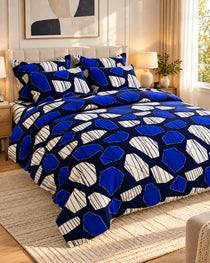 Bold Blue Sateen 6-Pc Comforter Set