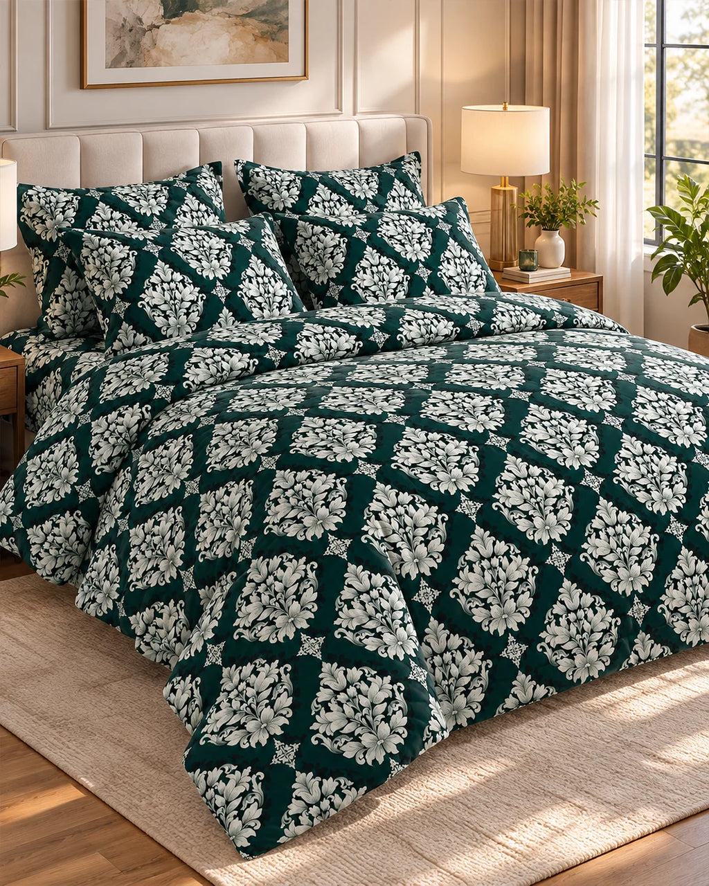 BOTANIC  CHARM 6-Pcs Comforter Set