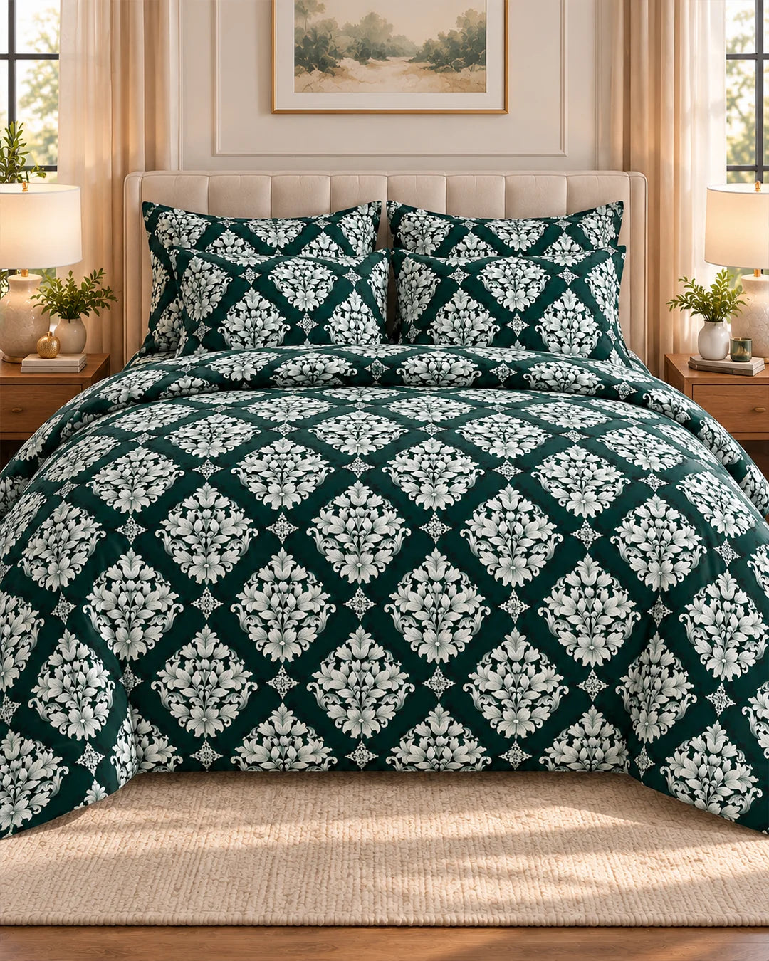 BOTANIC  CHARM 6-Pcs Comforter Set