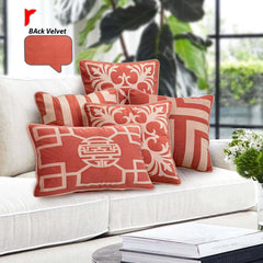 Pack of 5 cushion cover (baby pink)