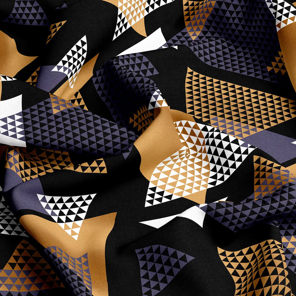 TRIANGLE ABSTRACT 6-Pcs Comforter Set