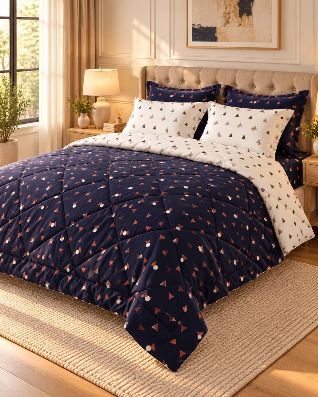 Blue Prism Sateen 6-Pc Comforter Set