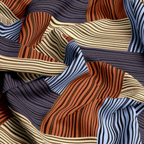 STRIPED KNIT SATEEN BED SHEET