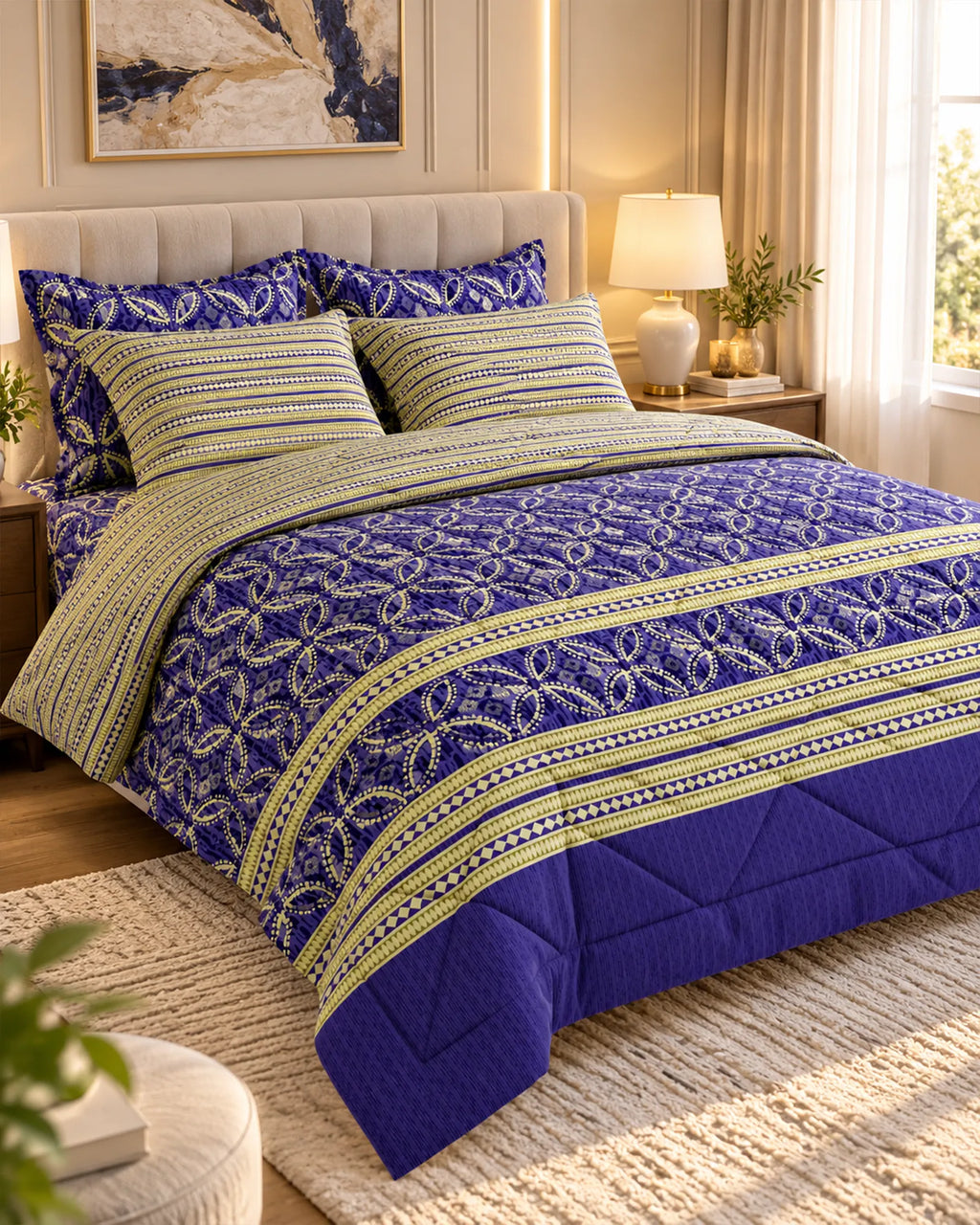 GEOMETRIC ART 6-Pcs Comforter Set