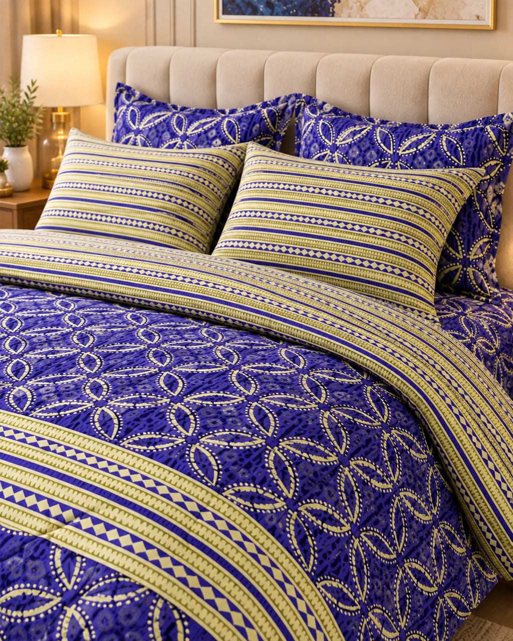 GEOMETRIC ART 6-Pcs Comforter Set