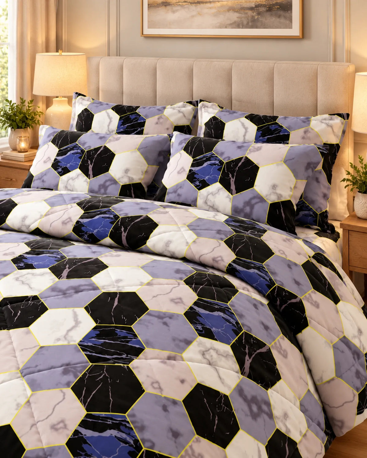Gilded Blackstone Sateen 6-Pc Comforter Set
