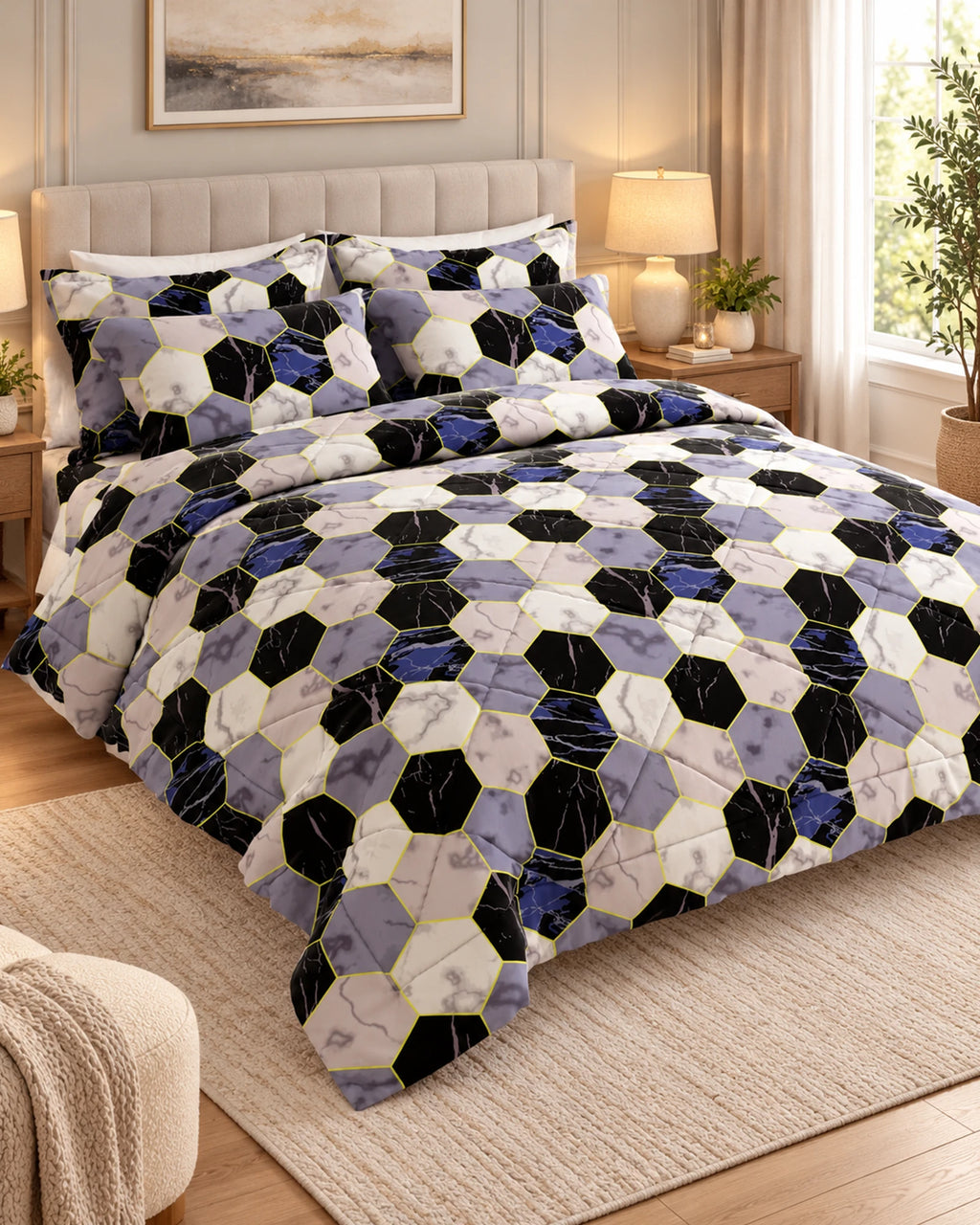 Gilded Blackstone Sateen 6-Pc Comforter Set