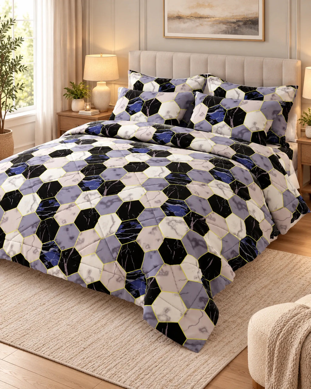Gilded Blackstone Sateen 6-Pc Comforter Set