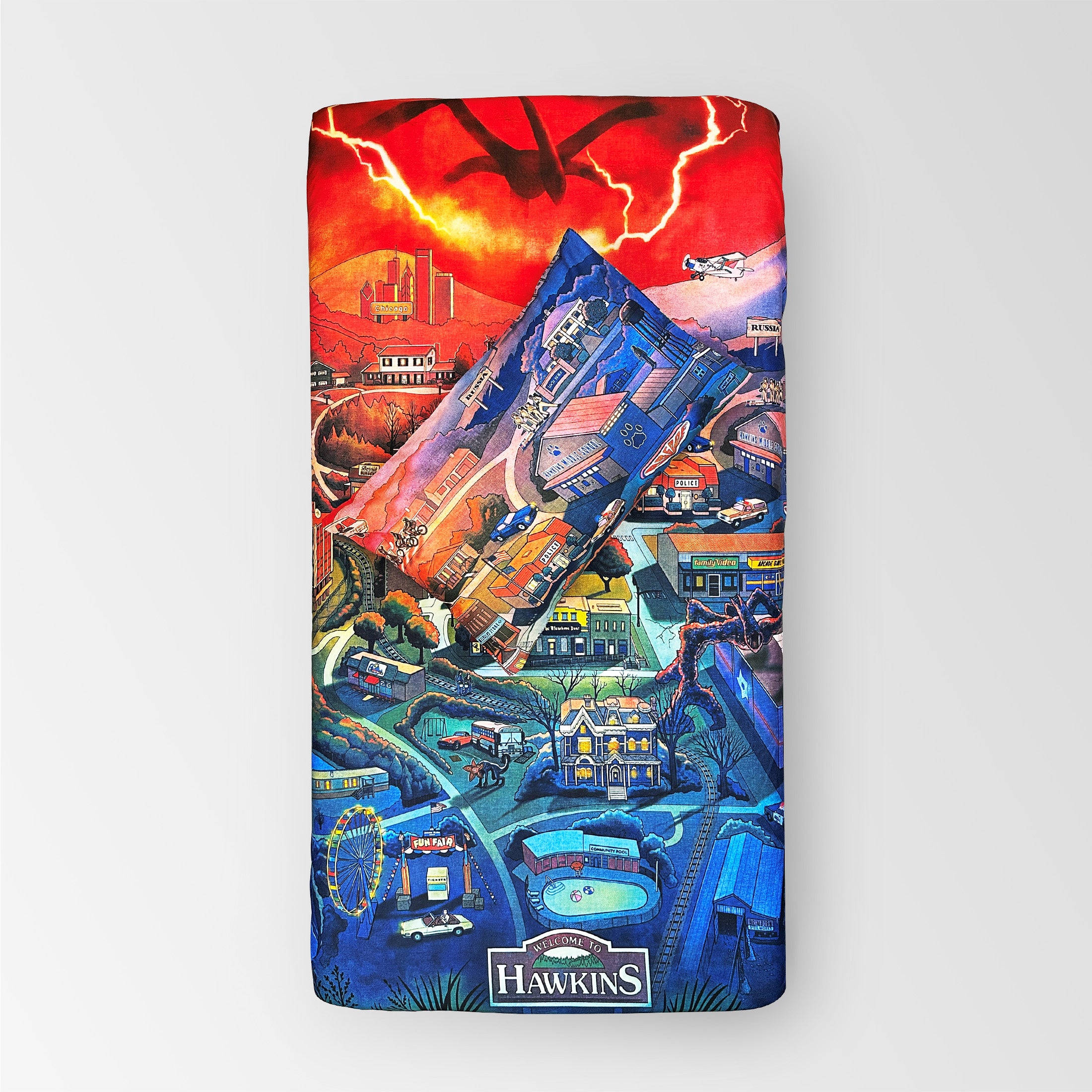 Mystic Town - Kids Fitted Bedsheet