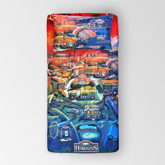 Mystic Town - Kids Fitted Bedsheet