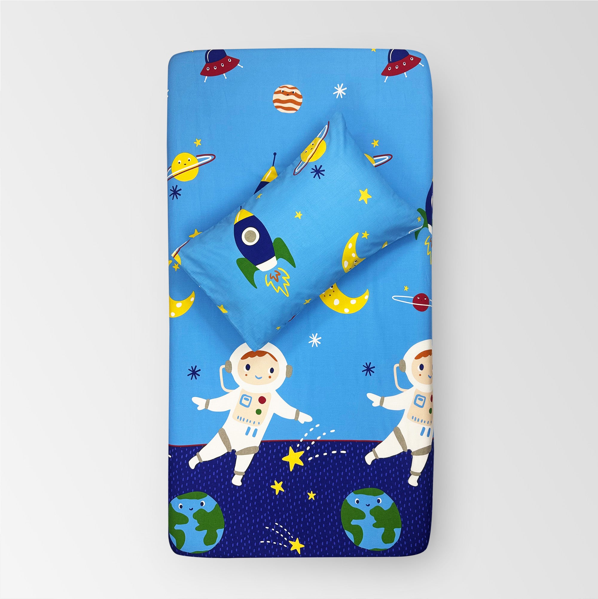 Little Astronaut - Kids Fitted Bedsheet