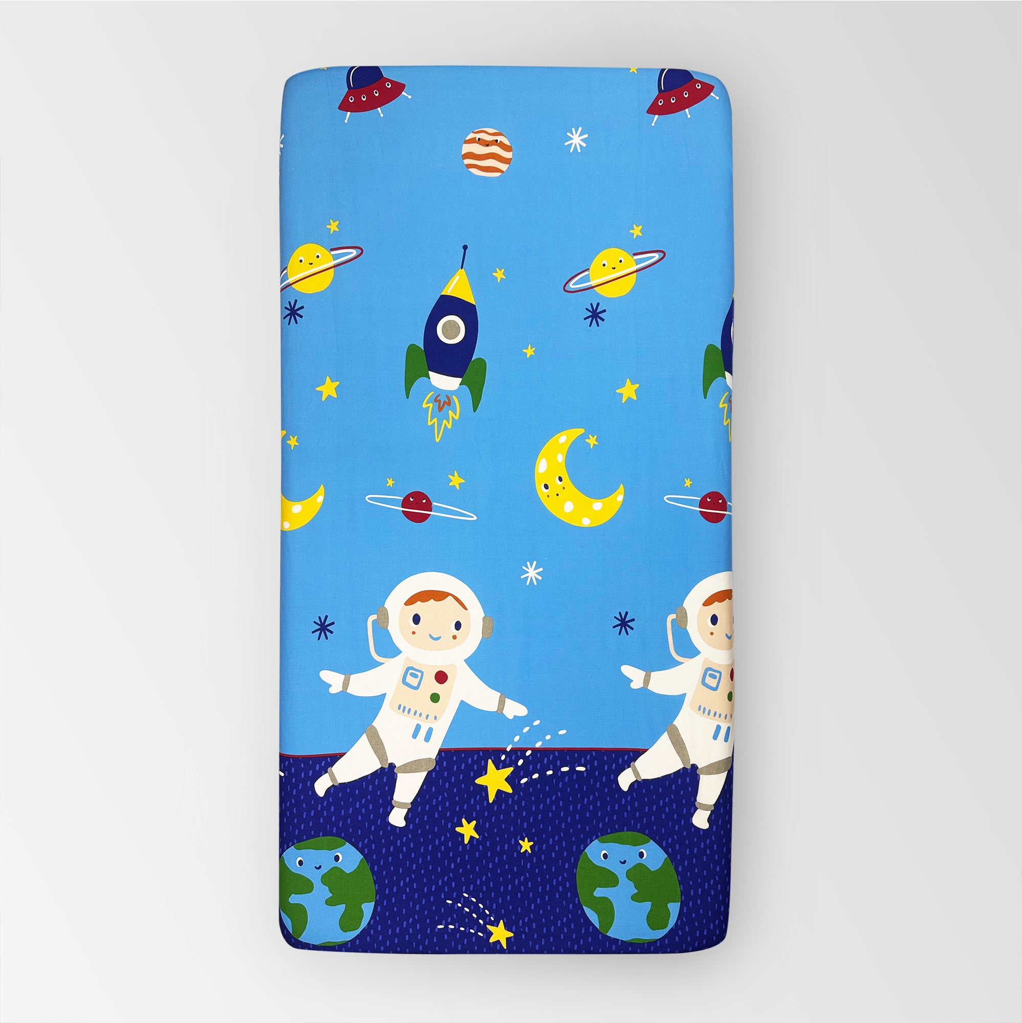 Little Astronaut - Kids Fitted Bedsheet