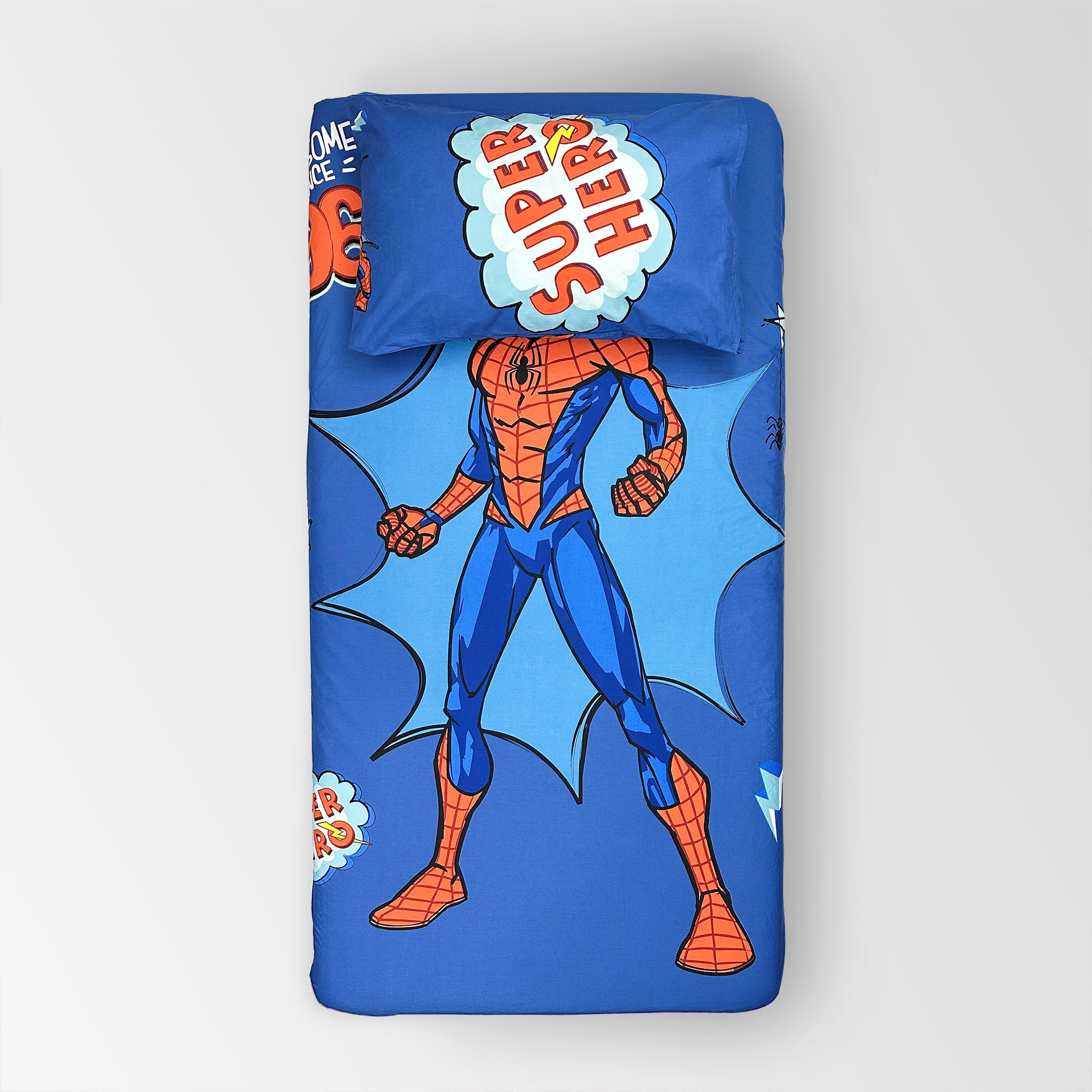 Action Hero - Kids Fitted Bedsheet