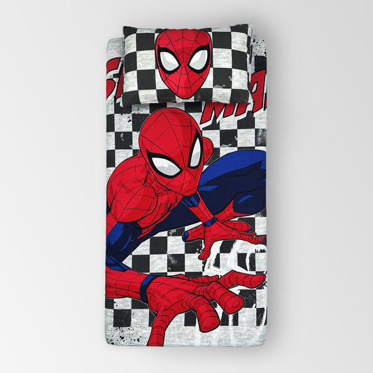 Super Web Action - Kids Fitted Bedsheet