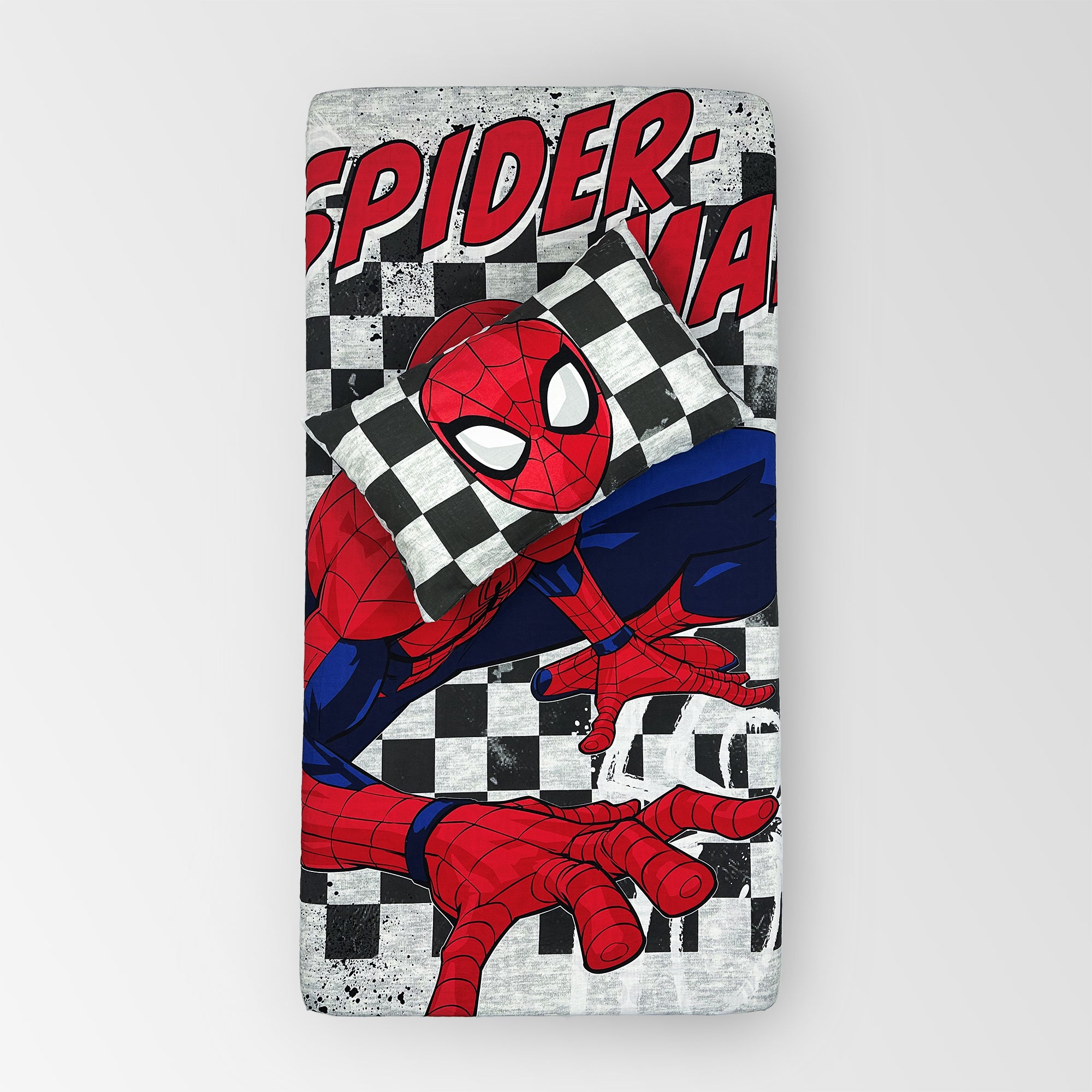 Super Web Action - Kids Fitted Bedsheet