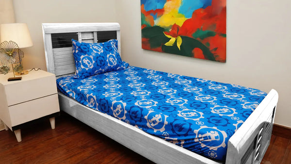 Truck Time Cotton Kids Fitted bedsheet