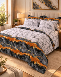 Lava Marble Sateen 6-Pc Comforter Set