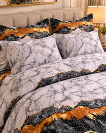 Lava Marble Sateen 6-Pc Comforter Set